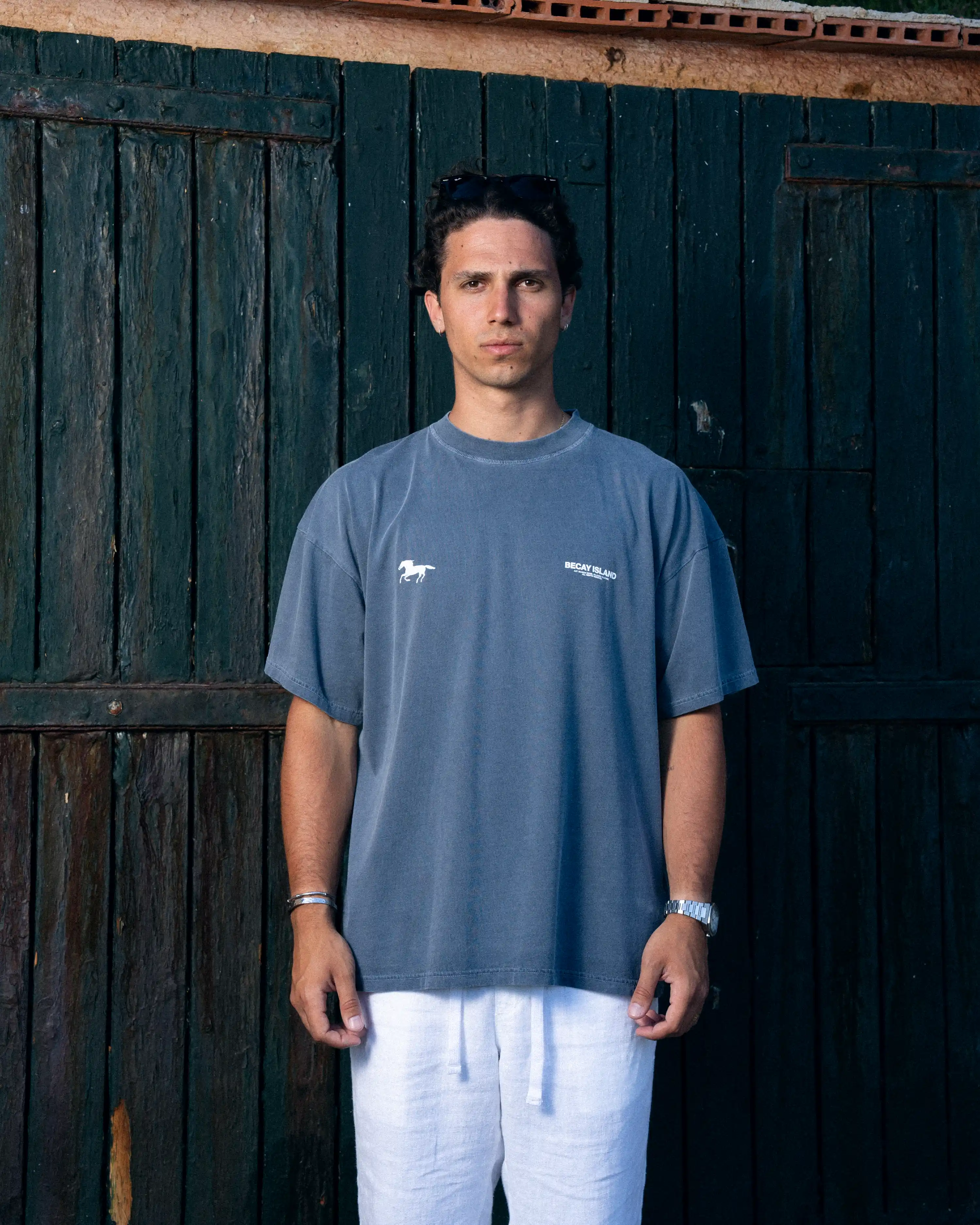 Balearic T-Shirt Blue - Image 7