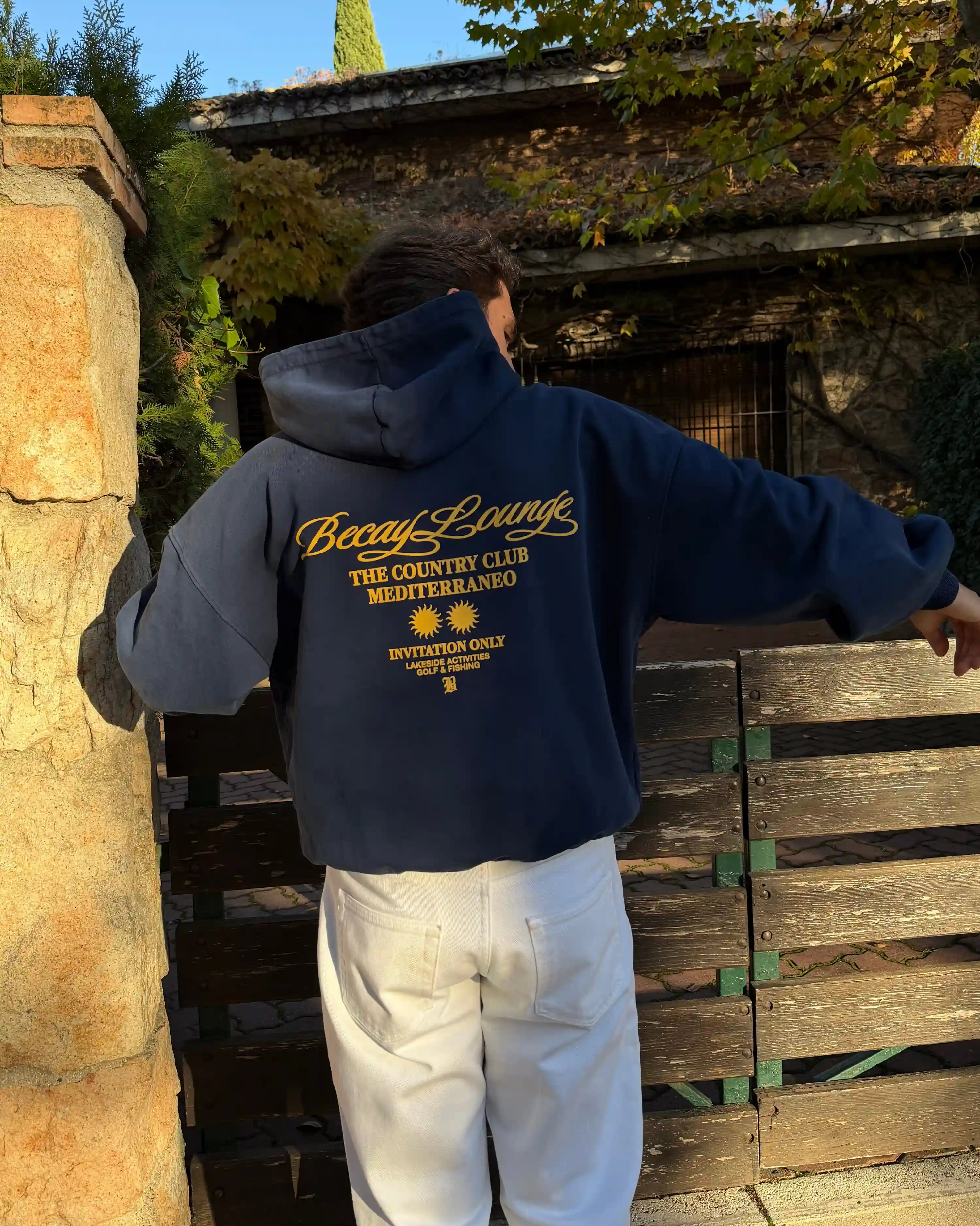 Club Hoodie Navy - Image 4