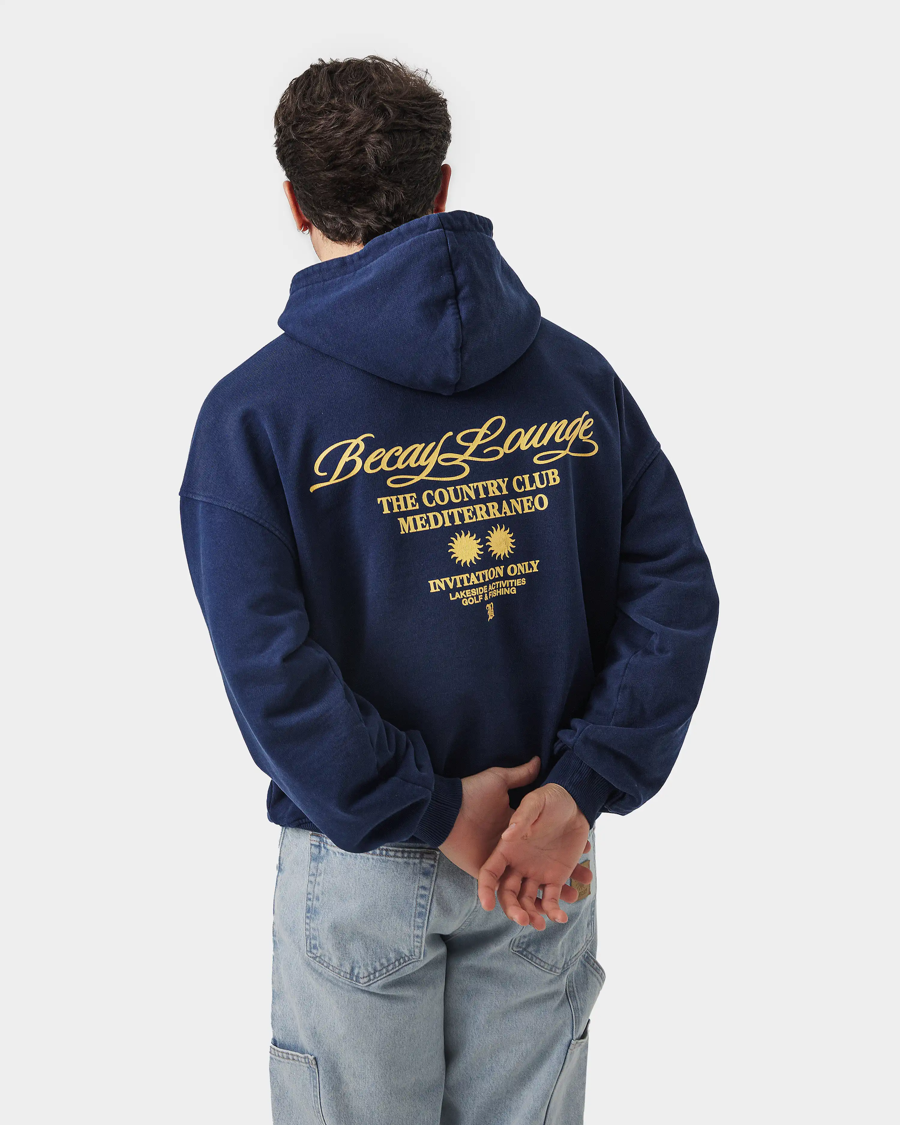 Club Hoodie Navy - Image 8