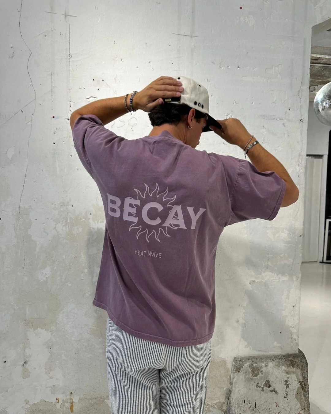 Heat Wave Burgundy T-Shirt - Image 4