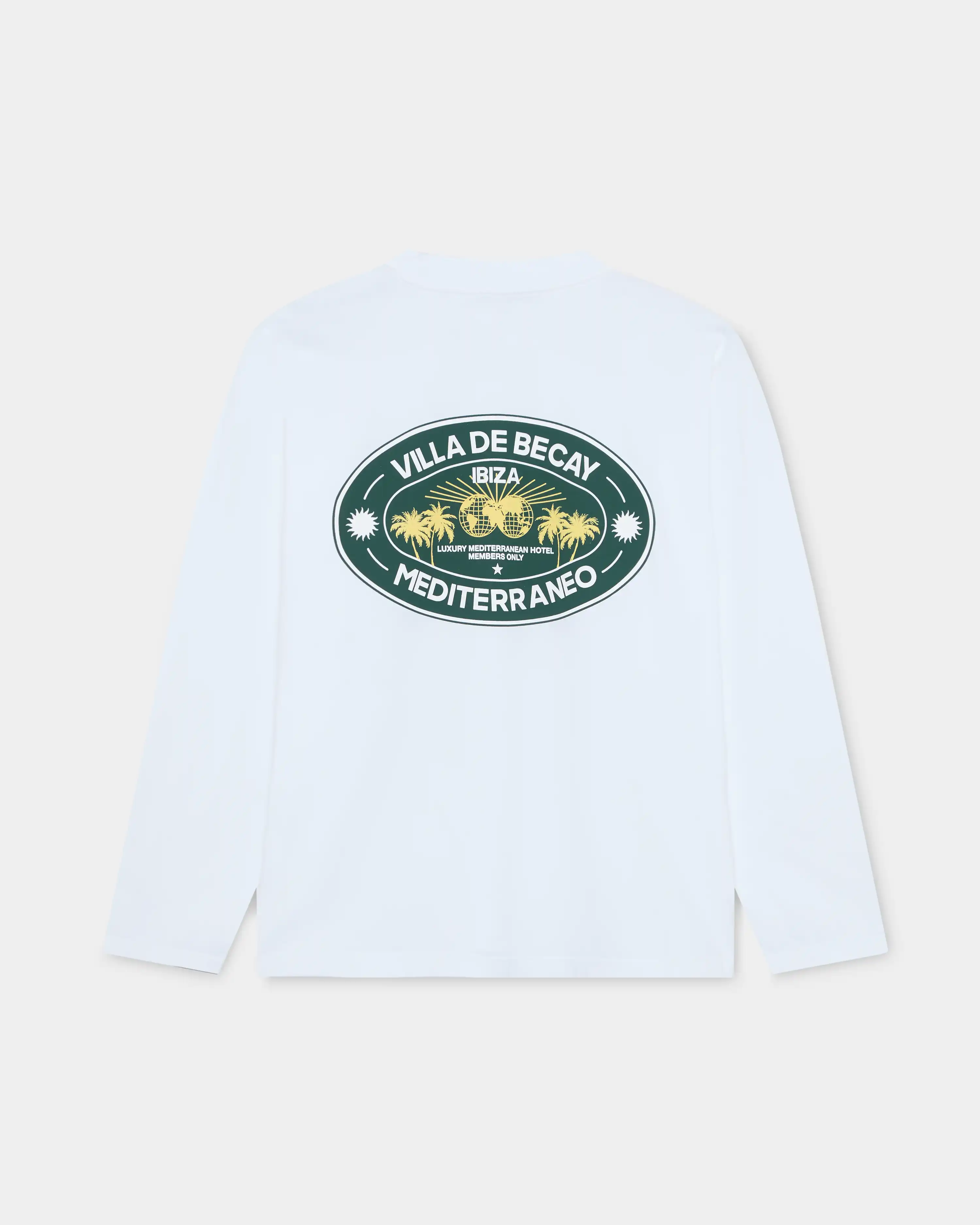 Hotel Longsleeve White & Green