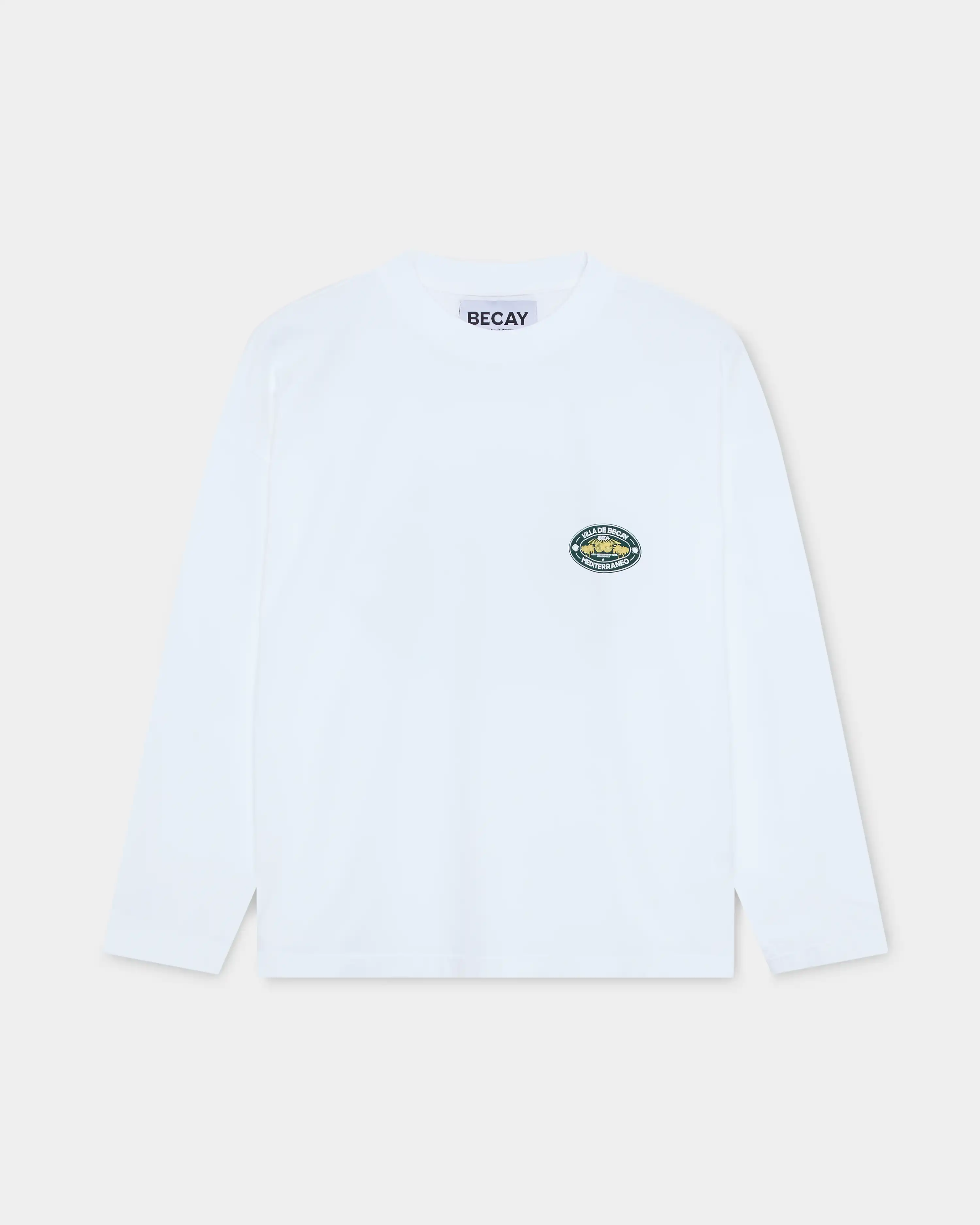 Hotel Longsleeve White & Green - Image 2