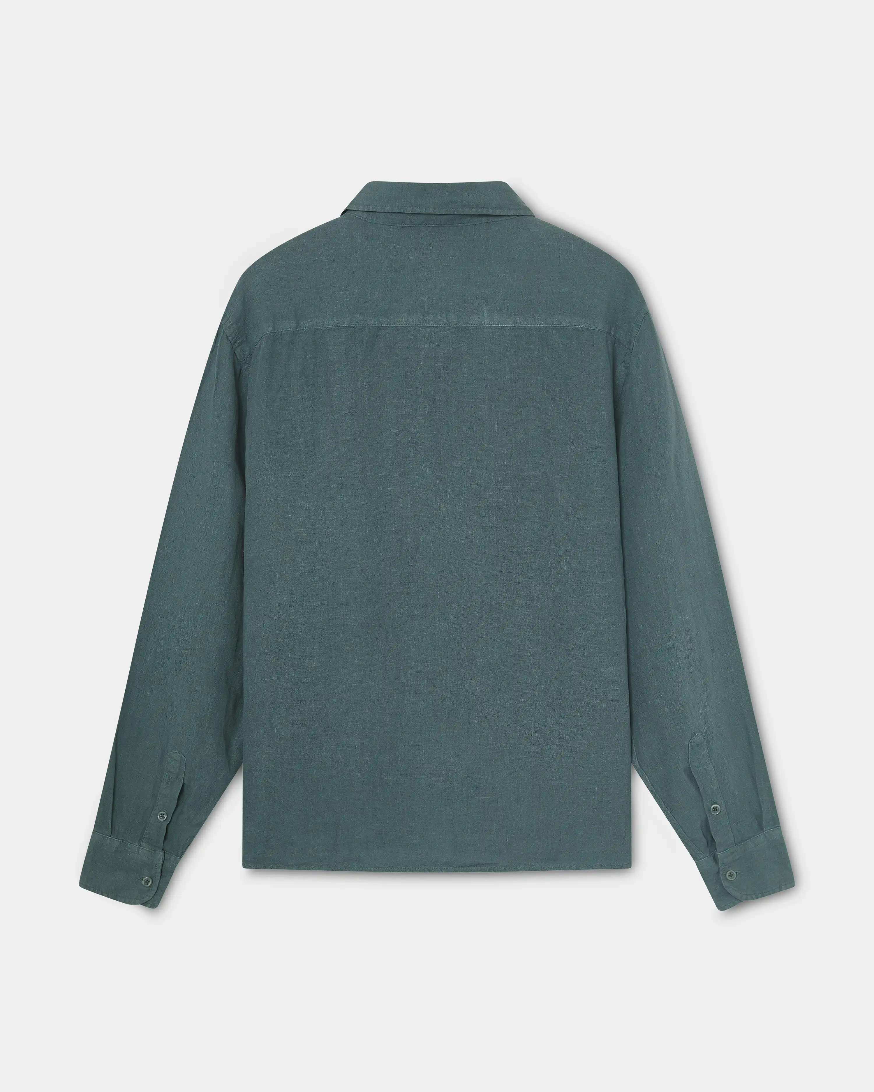 Linen Shirt Green - Image 2