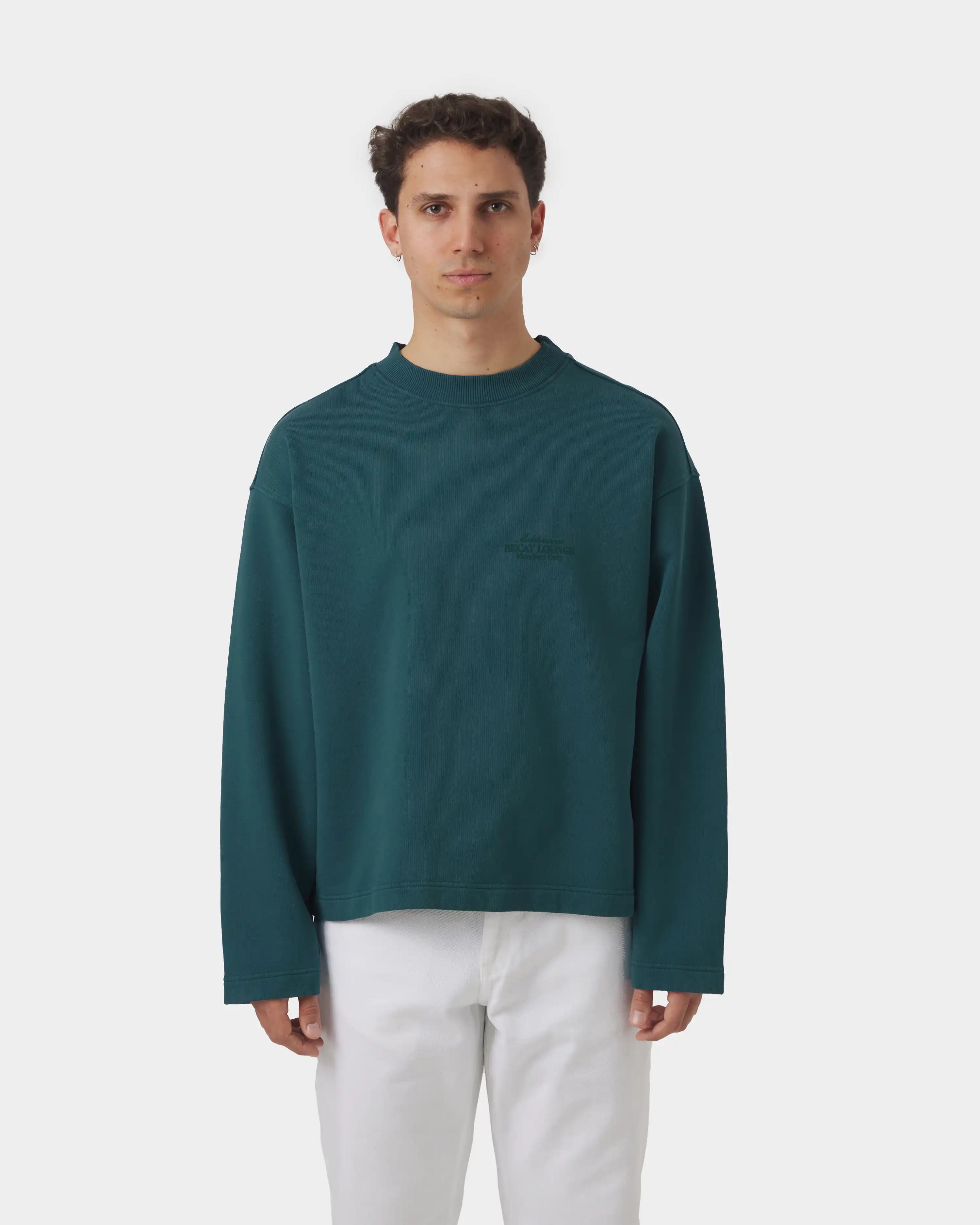Lounge Crewneck Green - Image 5