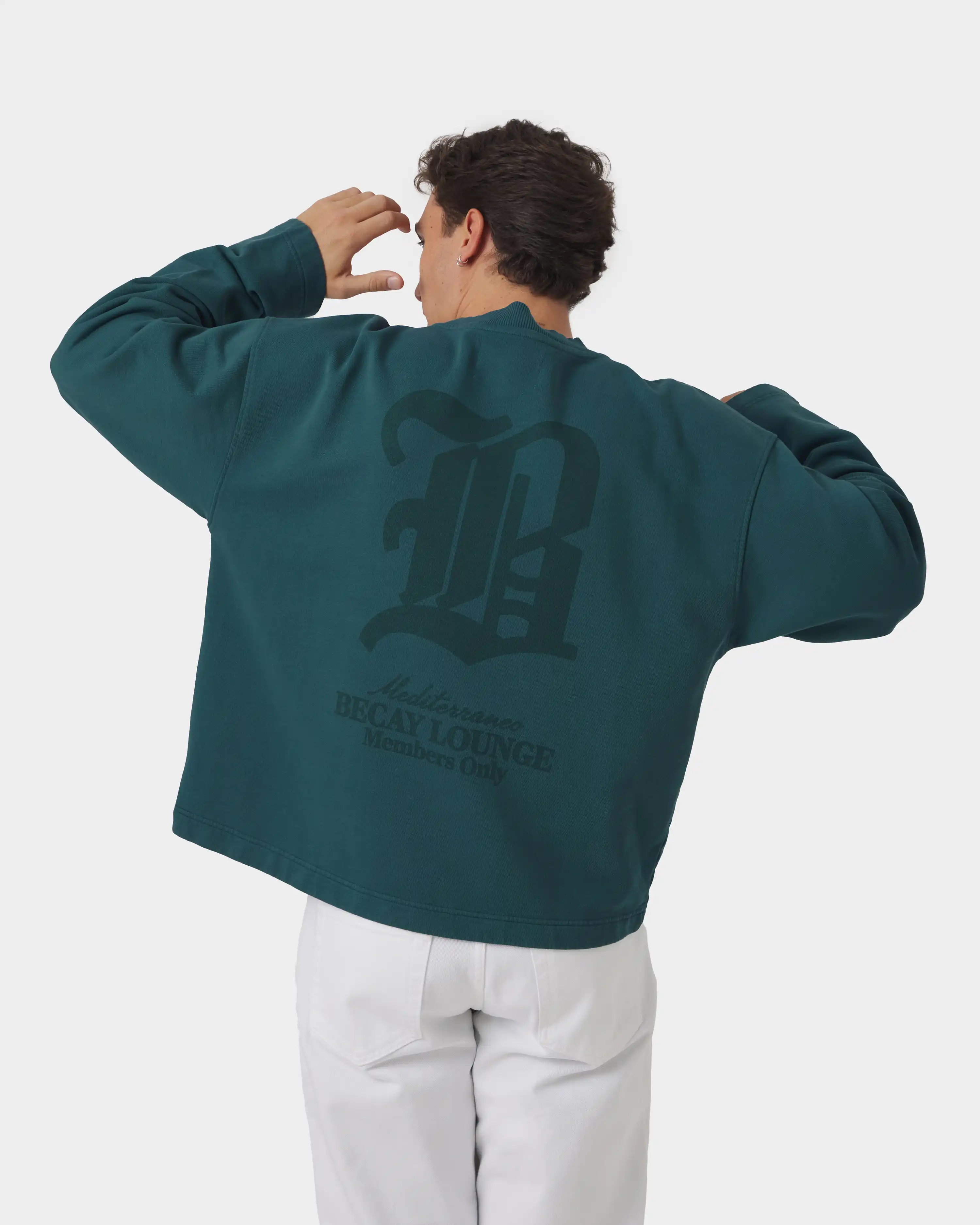 Lounge Crewneck Green - Image 8