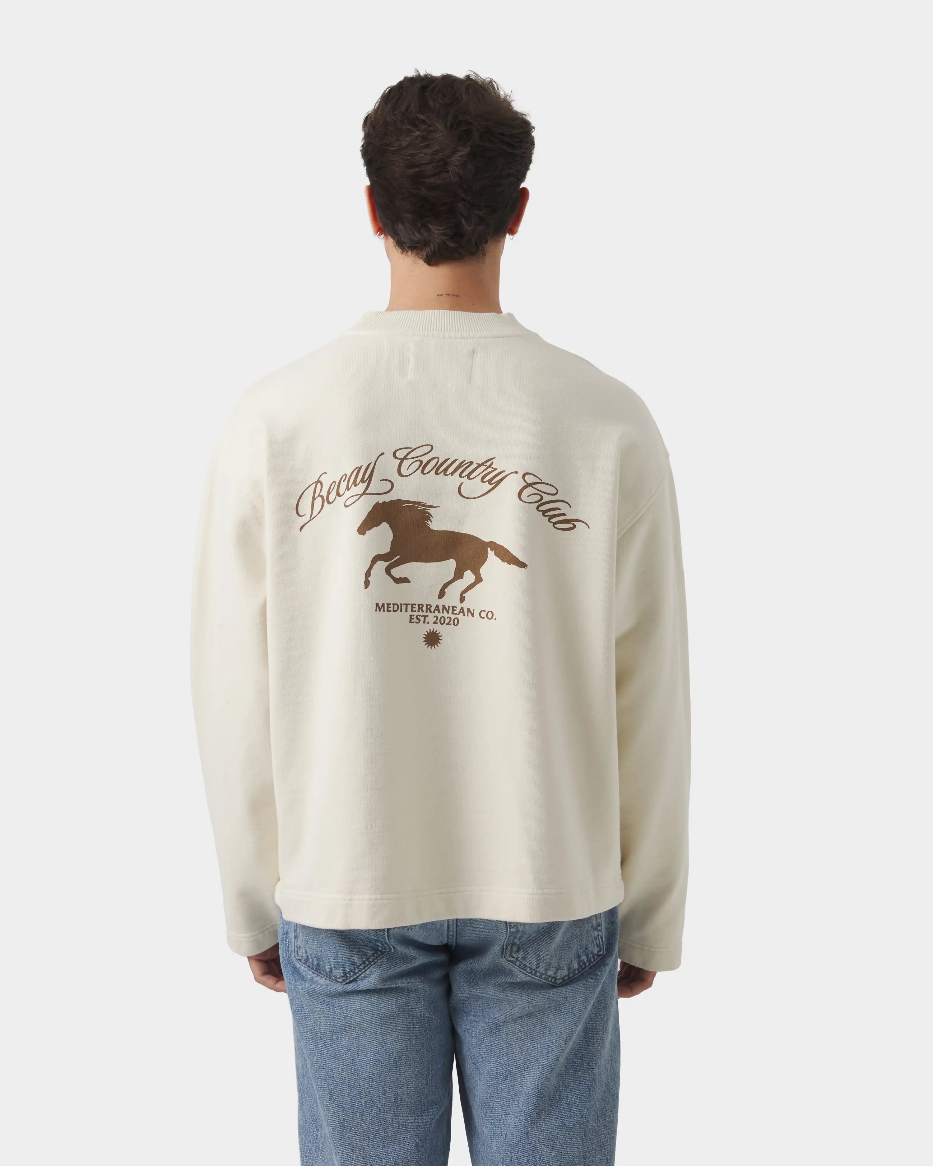 Old West Crewneck Cream - Image 3