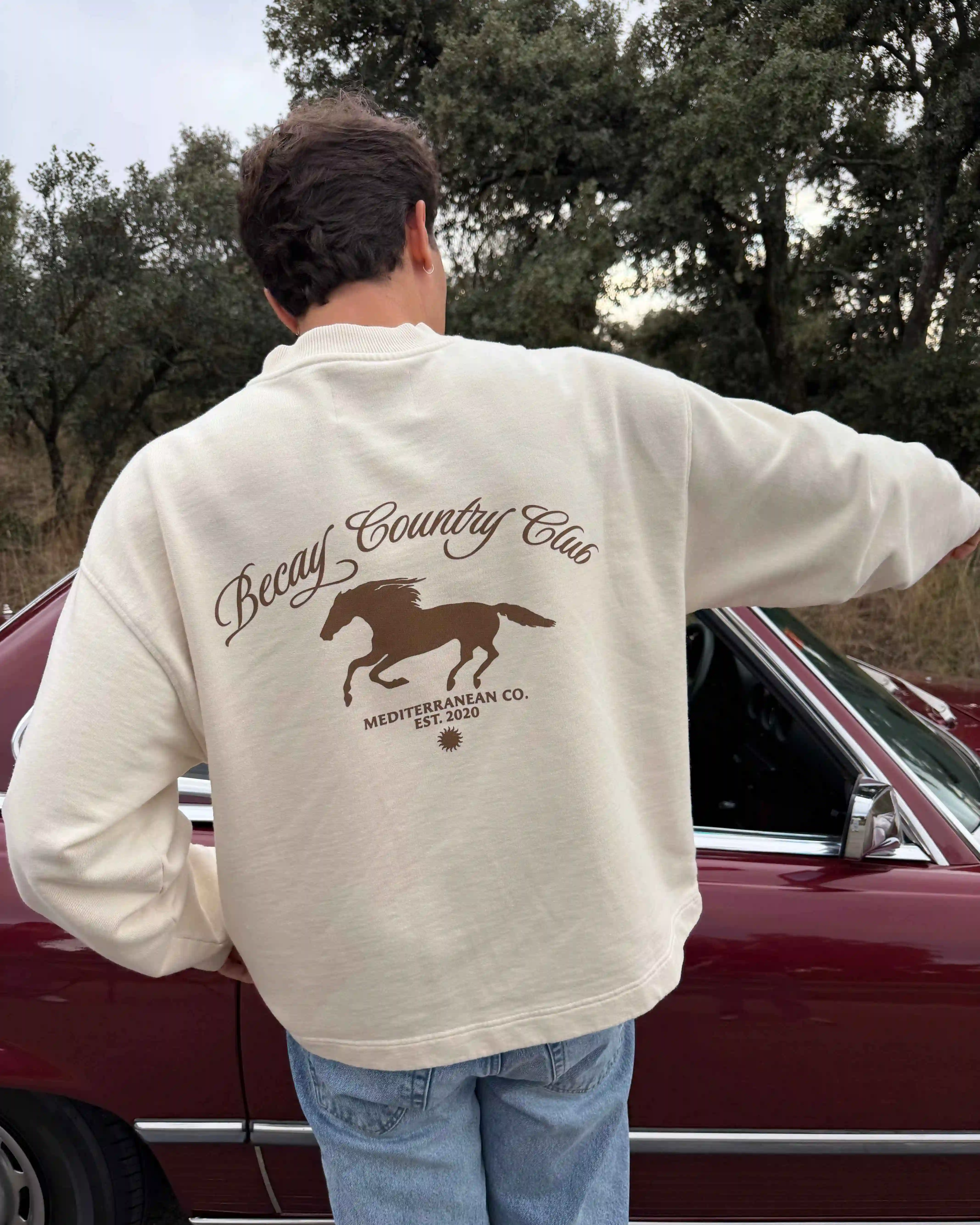 Old West Crewneck Cream - Image 5