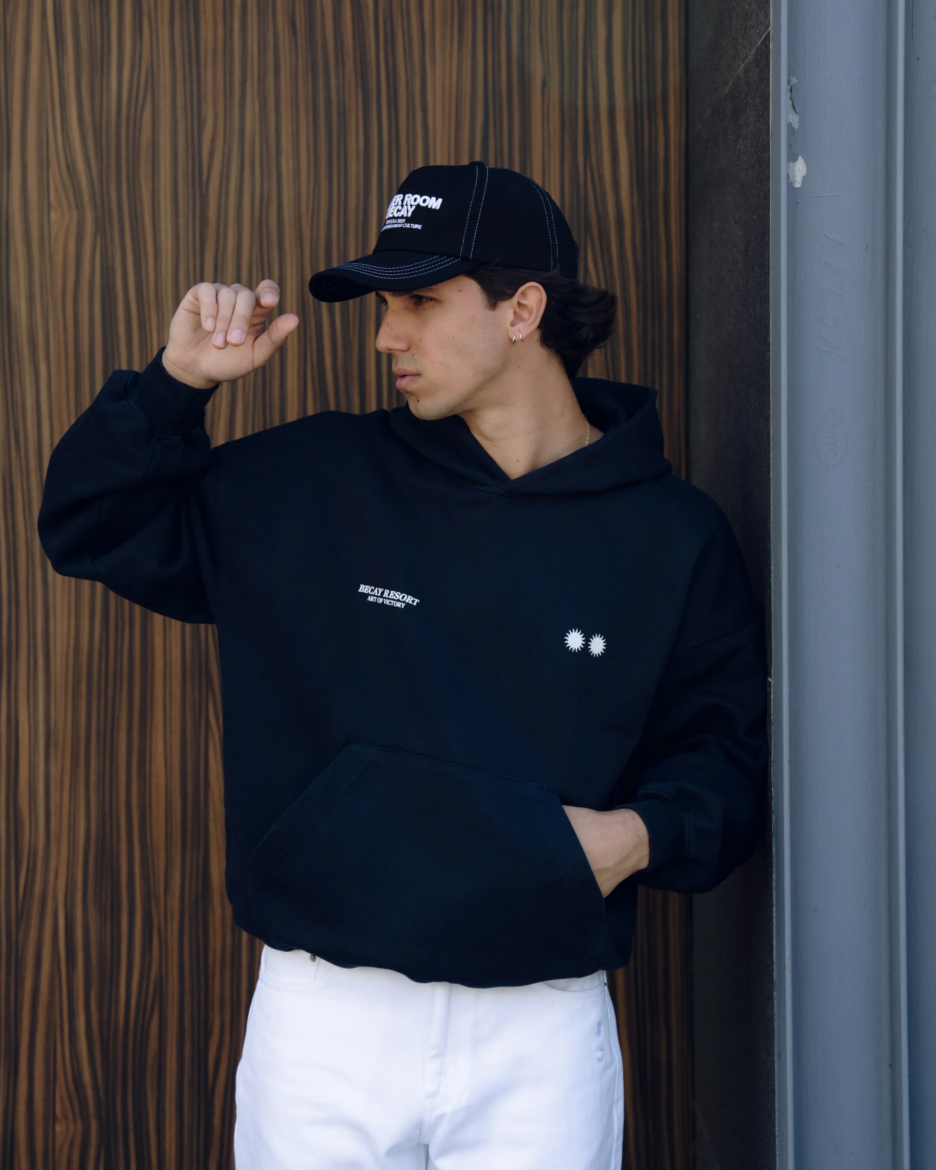 Resort Hoodie Navy - Image 6