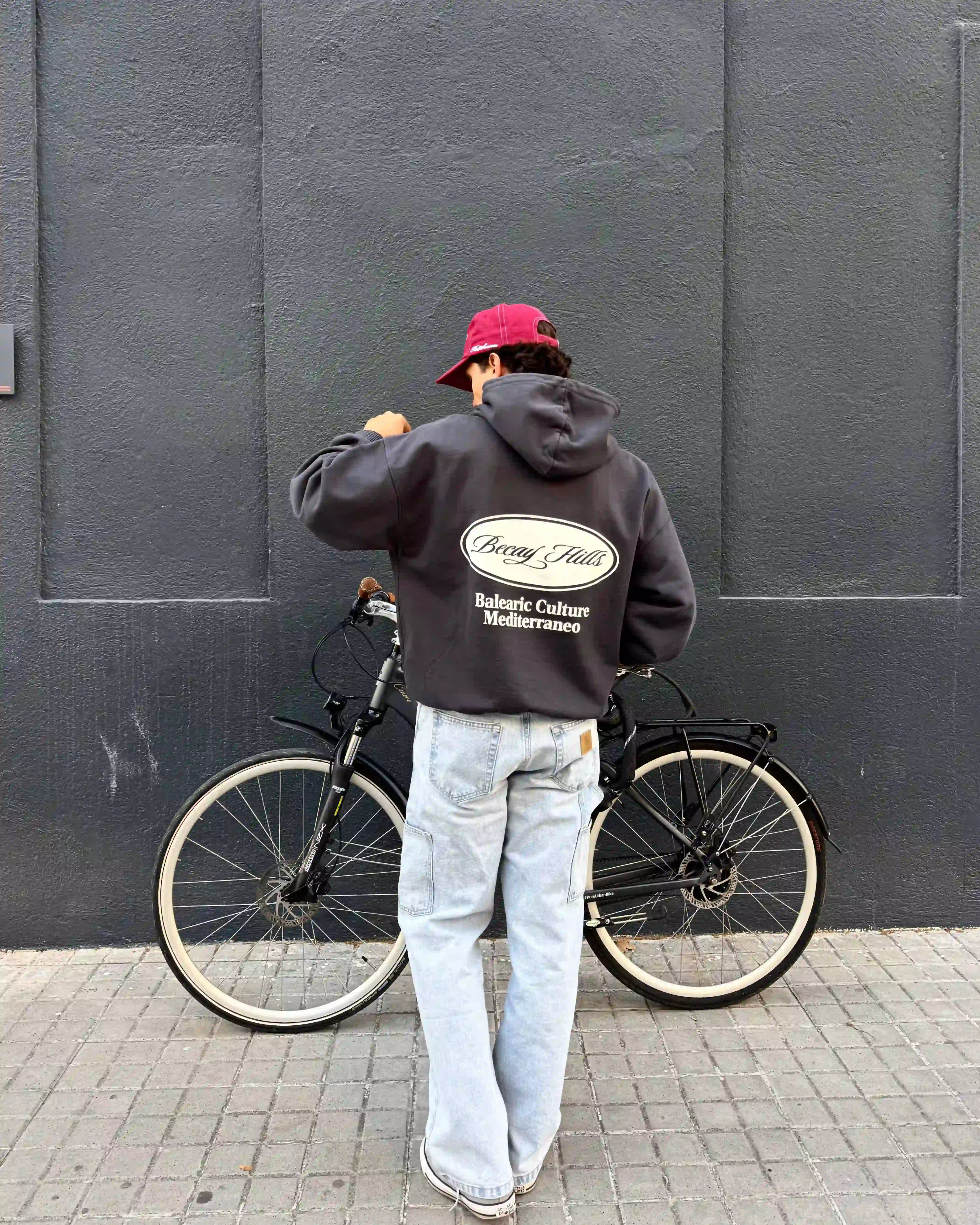 Stamp Hoodie Black - Image 5