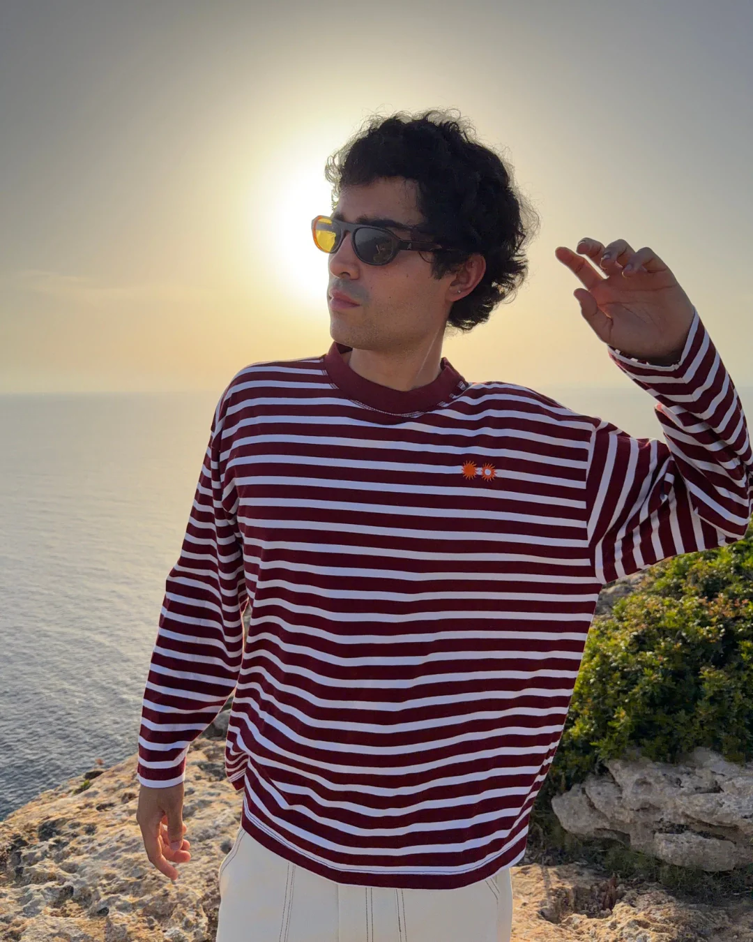 Stripes Burgundy Longsleeve - Image 8