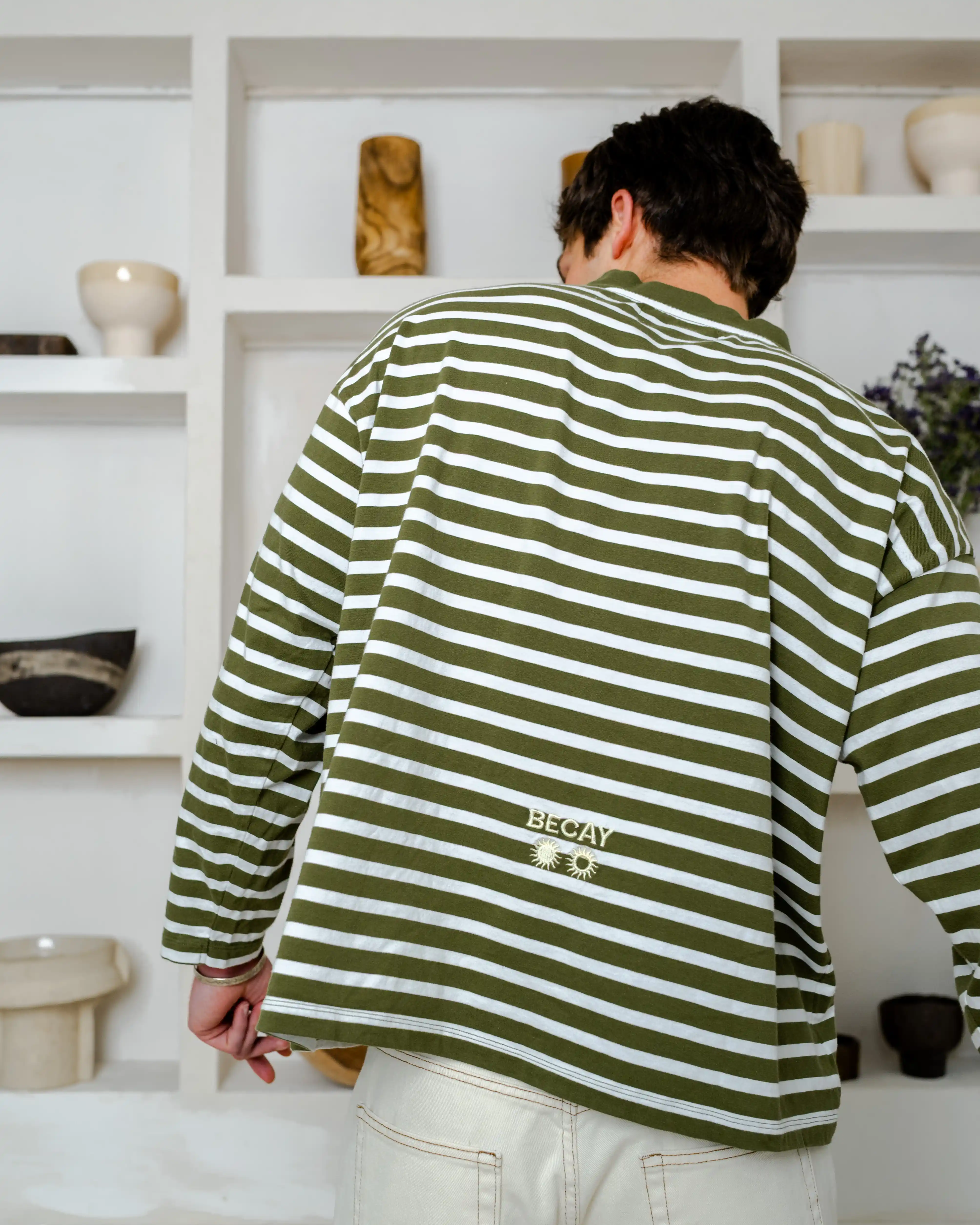 Stripes Green Longsleeve - Image 5